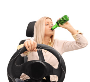 women drinking driving