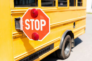 school bus stop arm