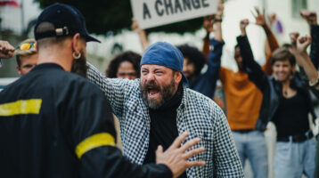 protester